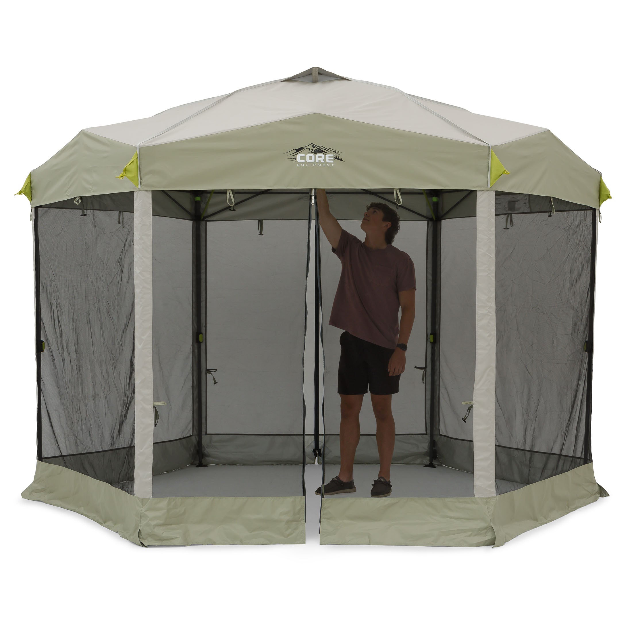 11.5' x 10' Center Push Instant Screen House - Image 3