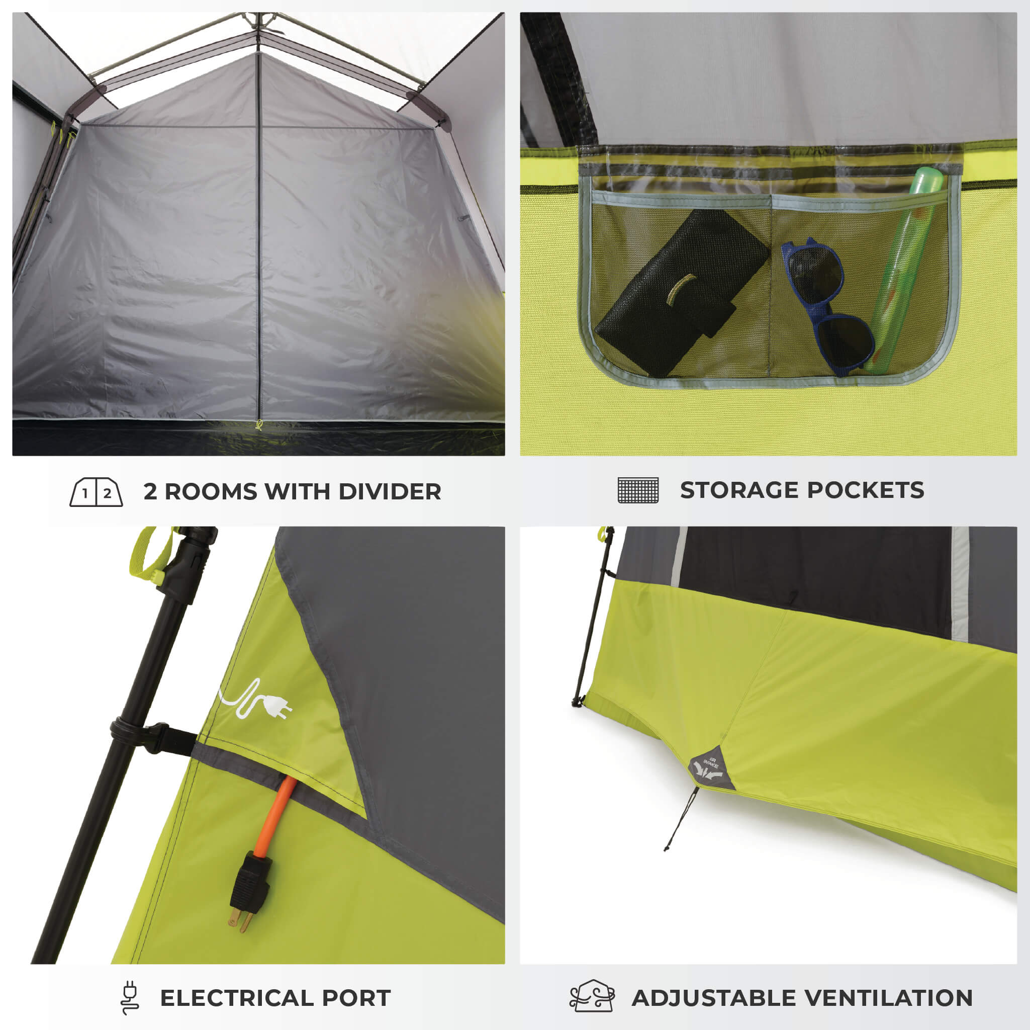 10 Person Instant Cabin Tent - Image 5