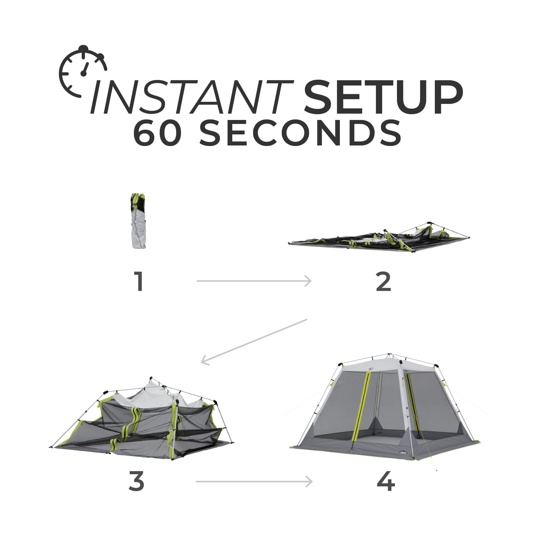 10' x 10' Instant Screen House - Image 3