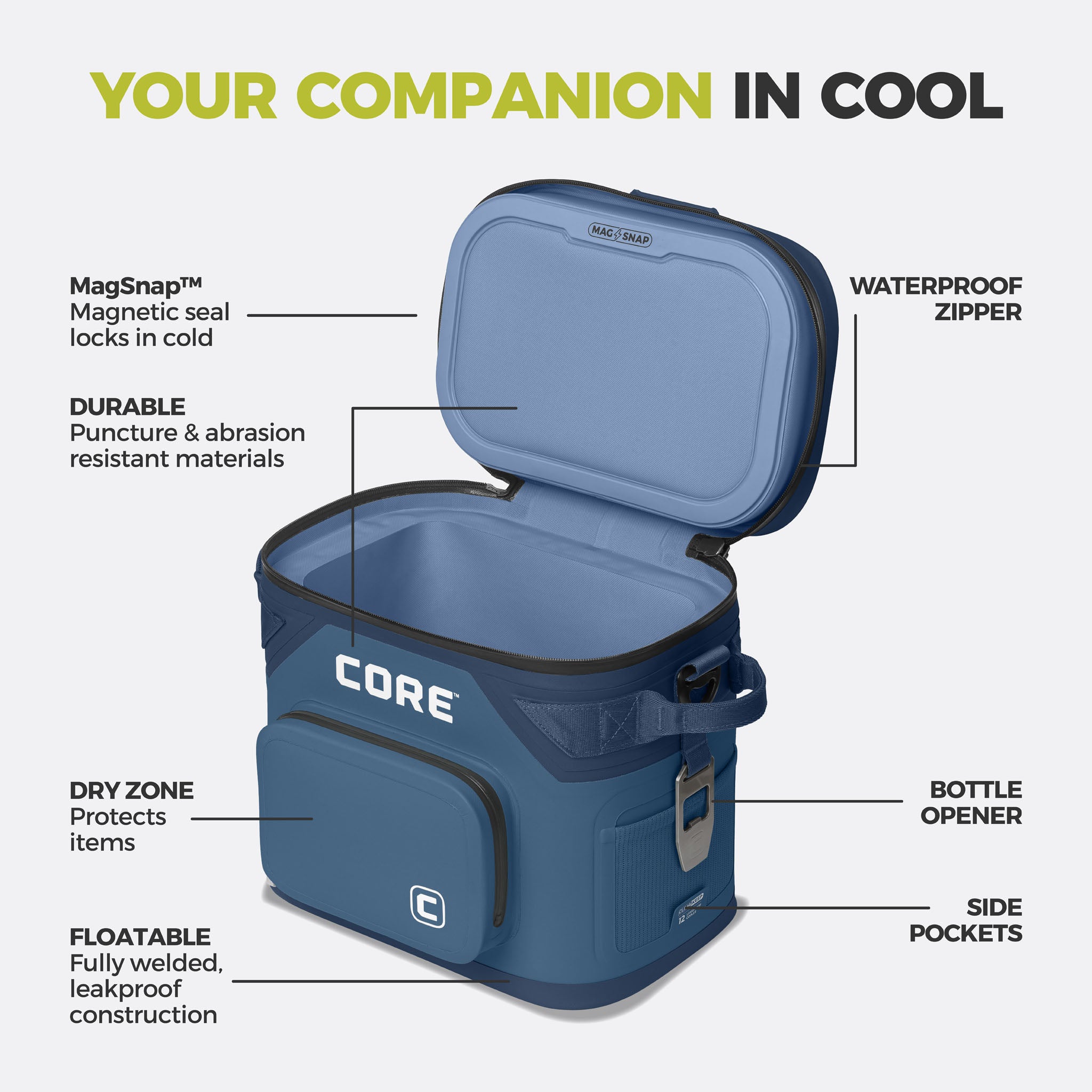 CLIMAKEEP 12 Can Magnetic Soft Cooler - Image 22