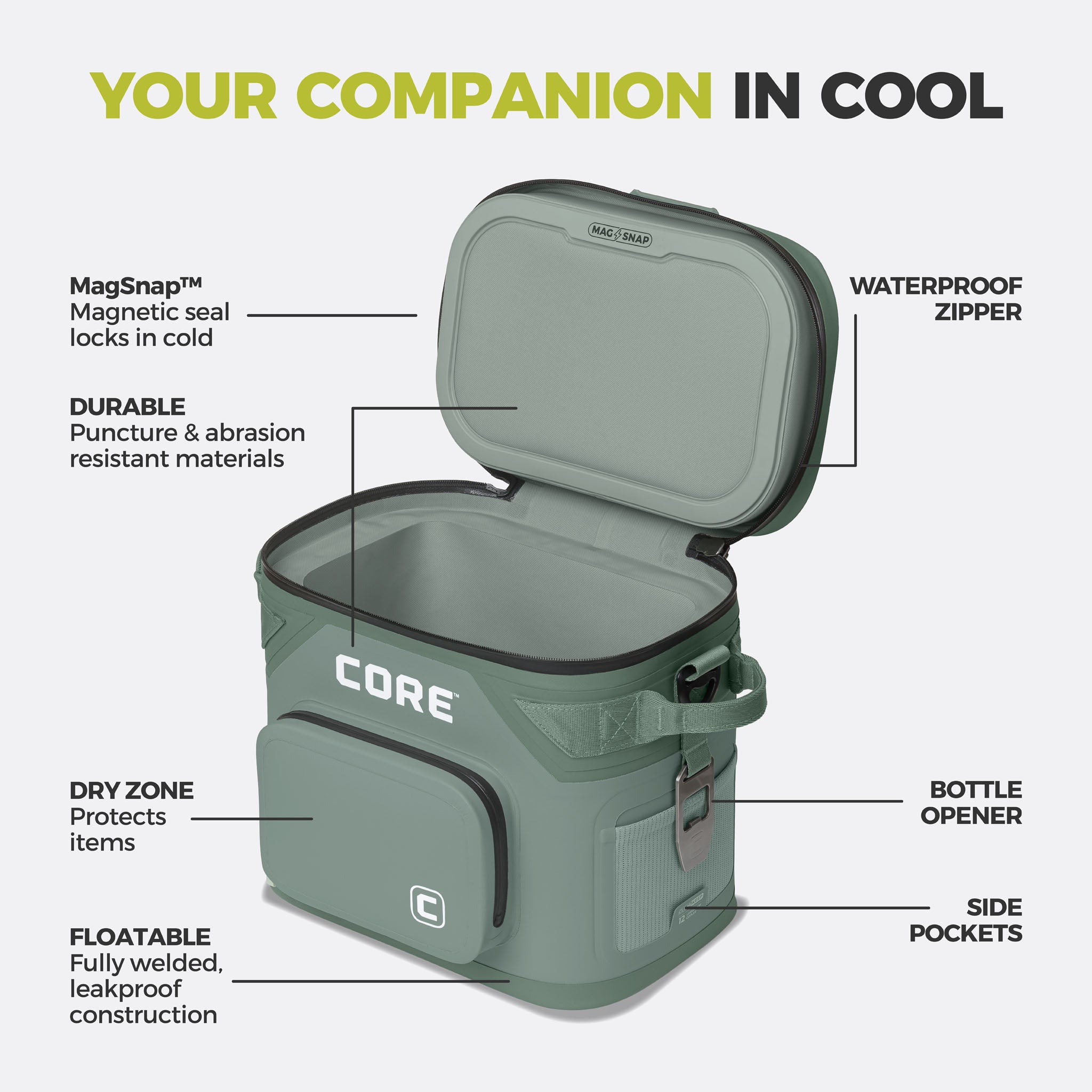 CLIMAKEEP 12 Can Magnetic Soft Cooler - Image 23