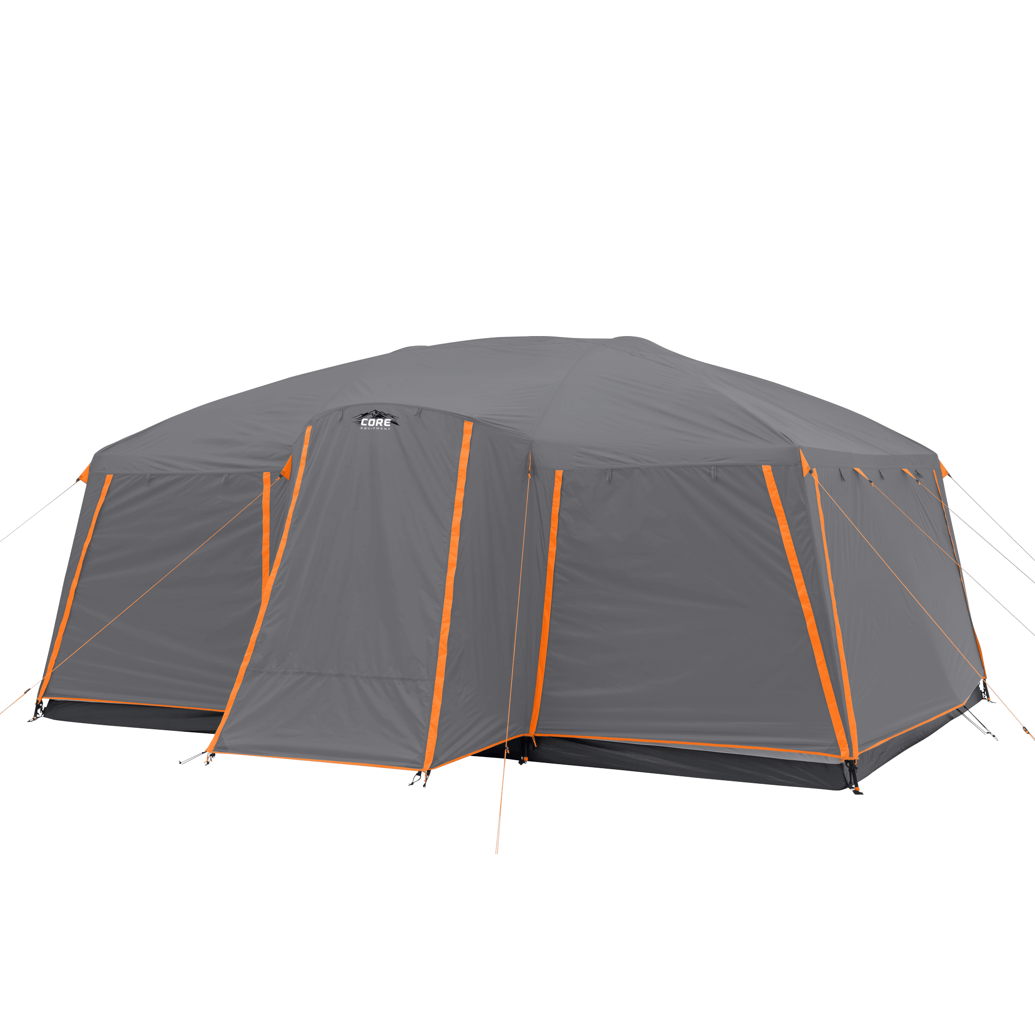 12 Person Straight Wall Cabin Tent with Full Rainfly