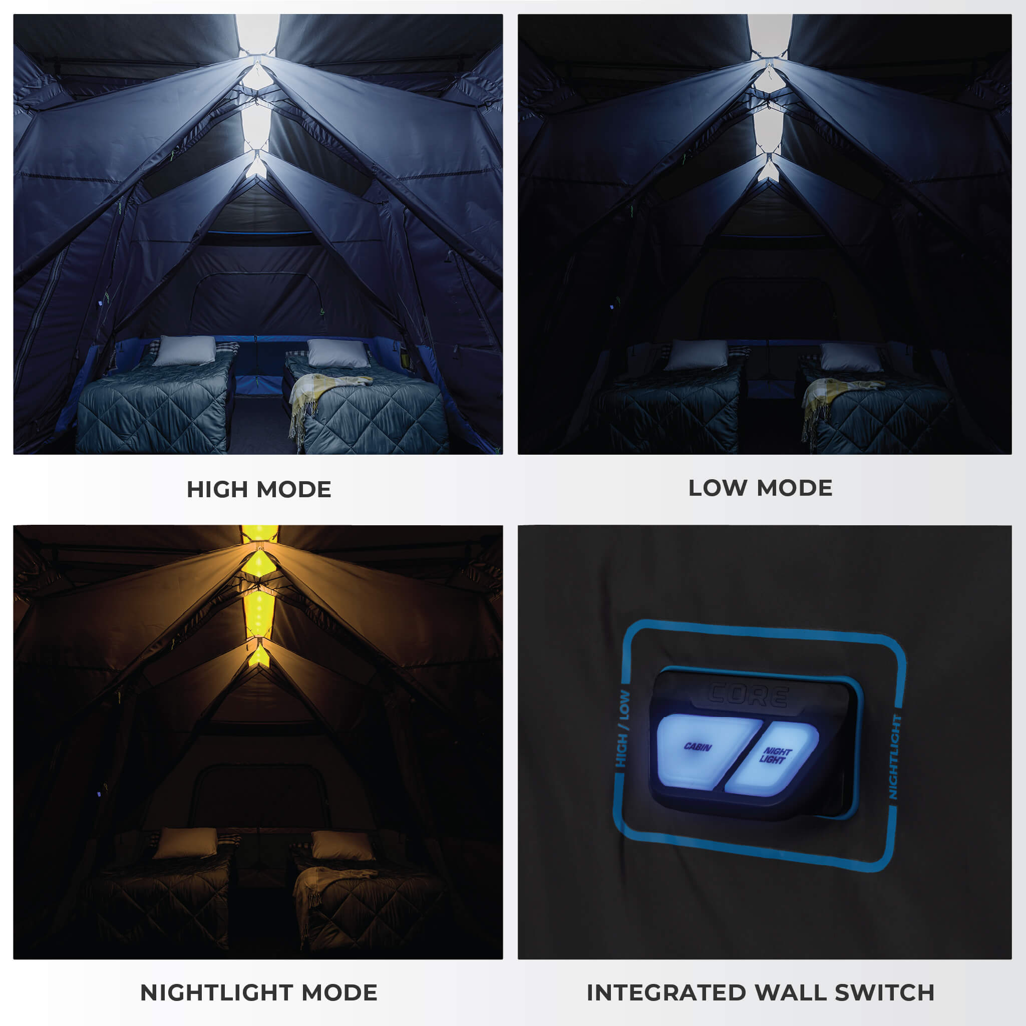 12 Person Lighted Instant Cabin Tent - Image 6