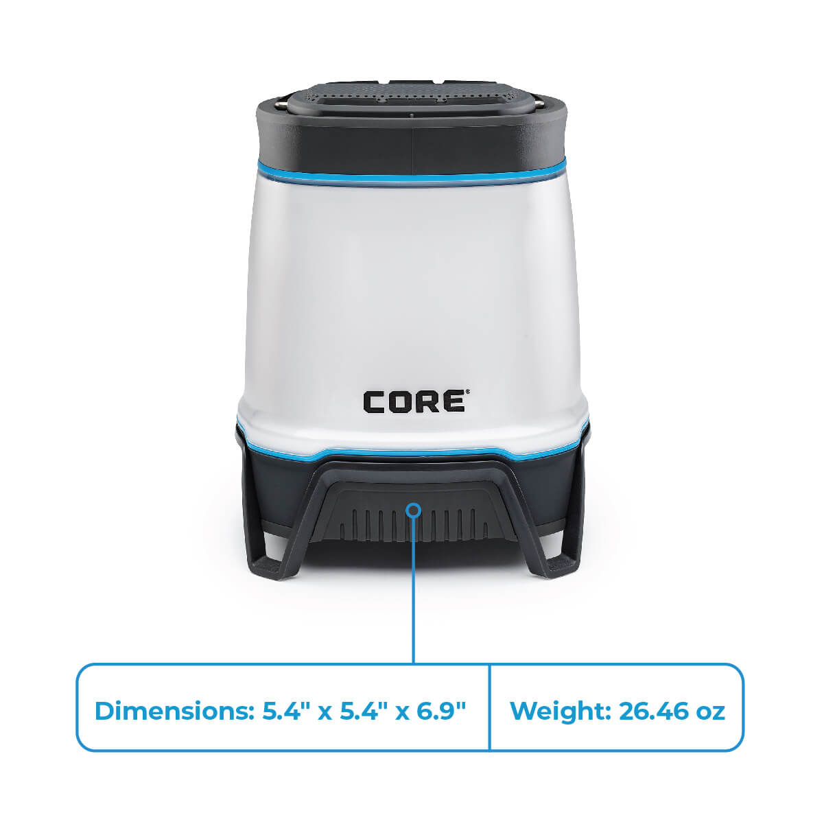 1250 Lumen Rechargeable Lantern with Bluetooth Speaker - Image 7