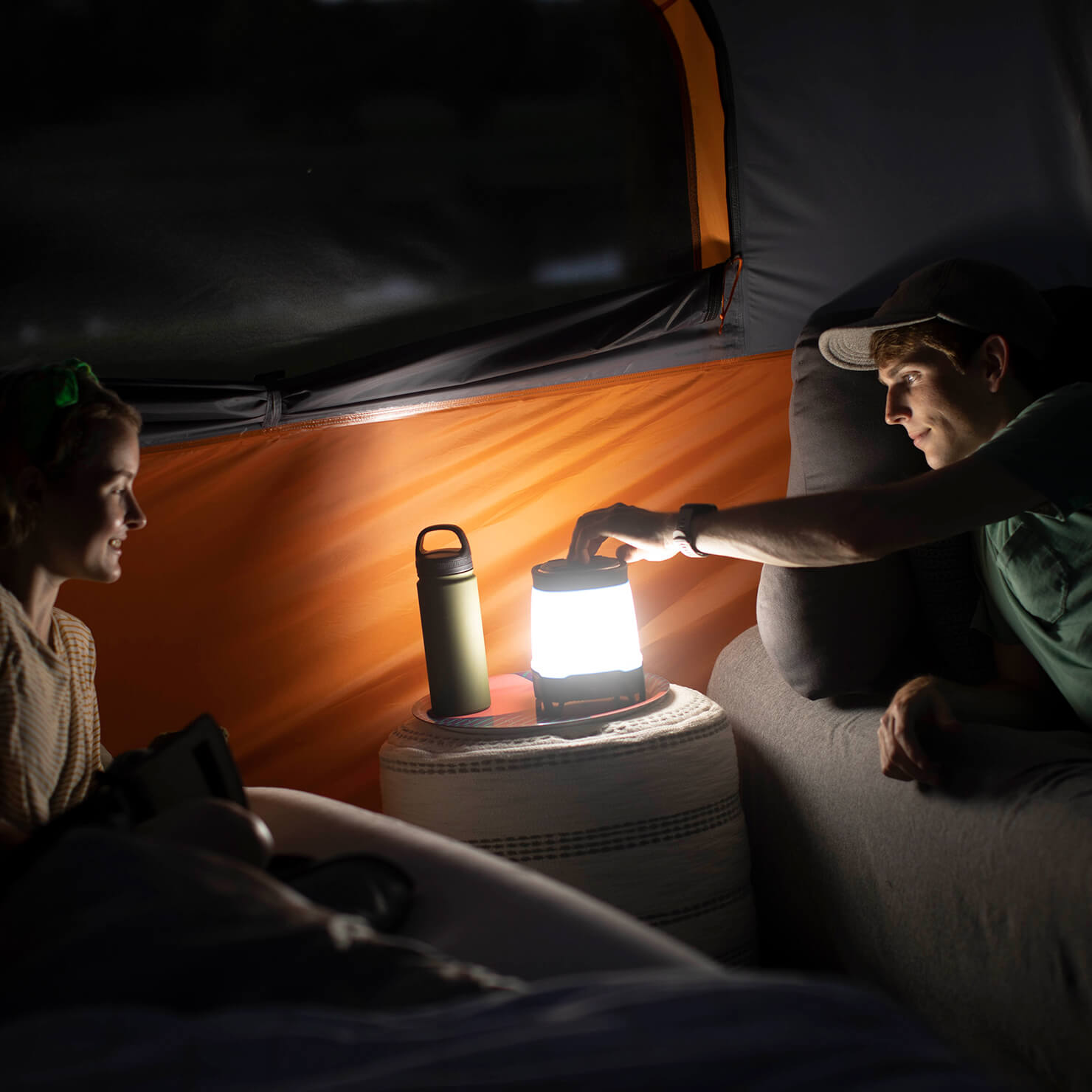 1250 Lumen Rechargeable Lantern with Bluetooth Speaker - Image 2