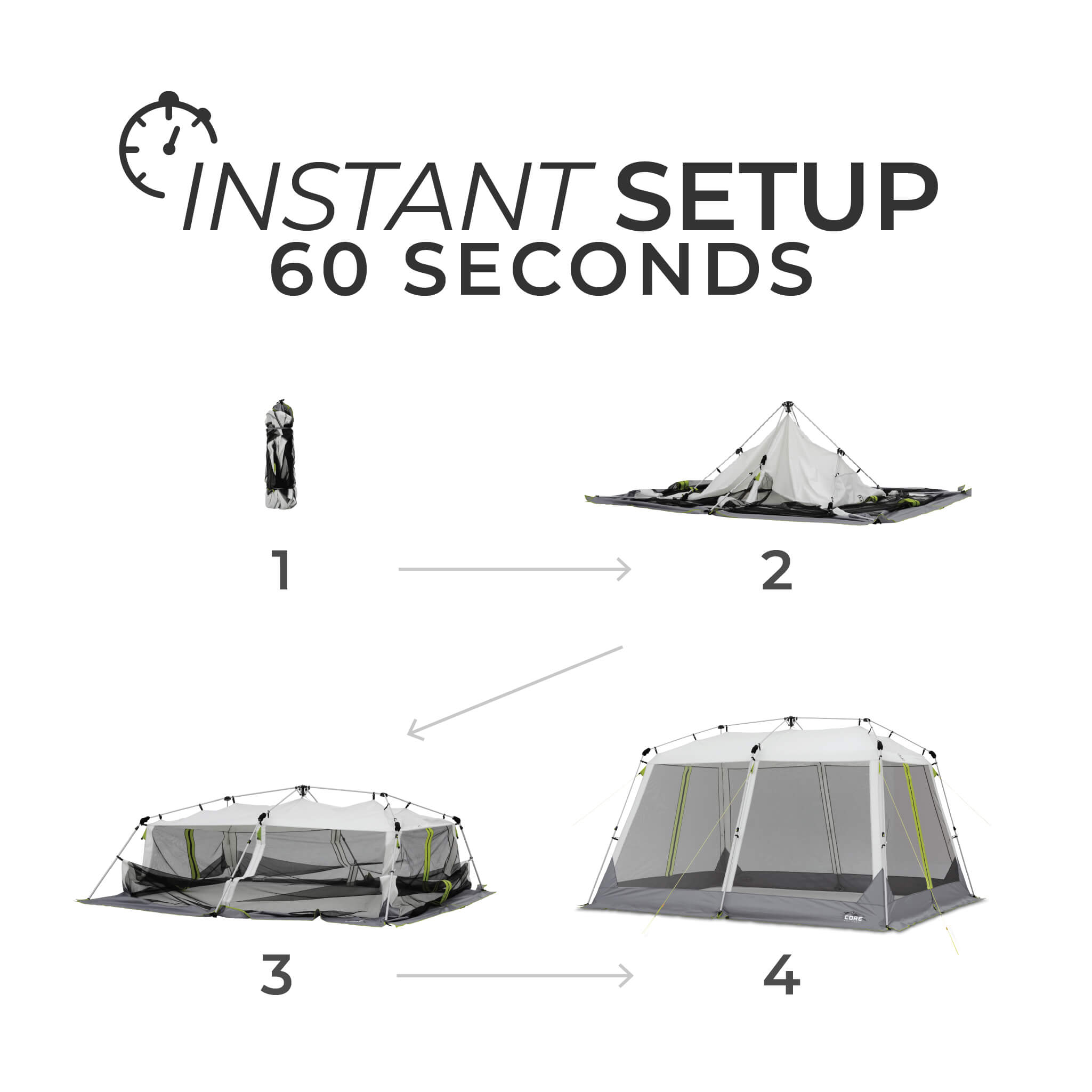 12' x 10' Instant Screen House - Image 3