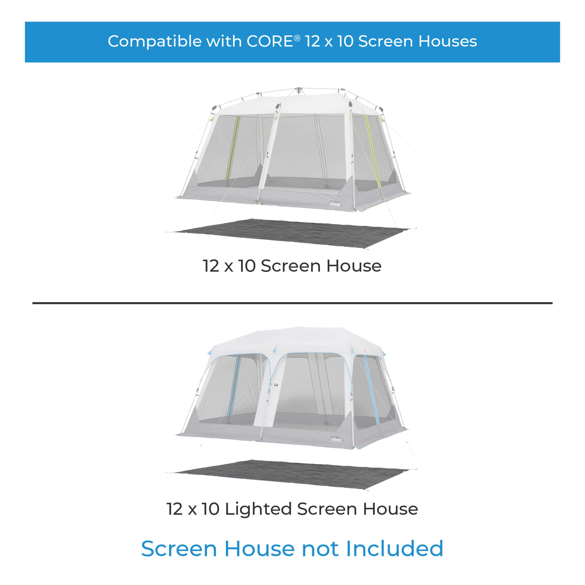12x10 Instant Screen House Outdoor Tarp - Image 2