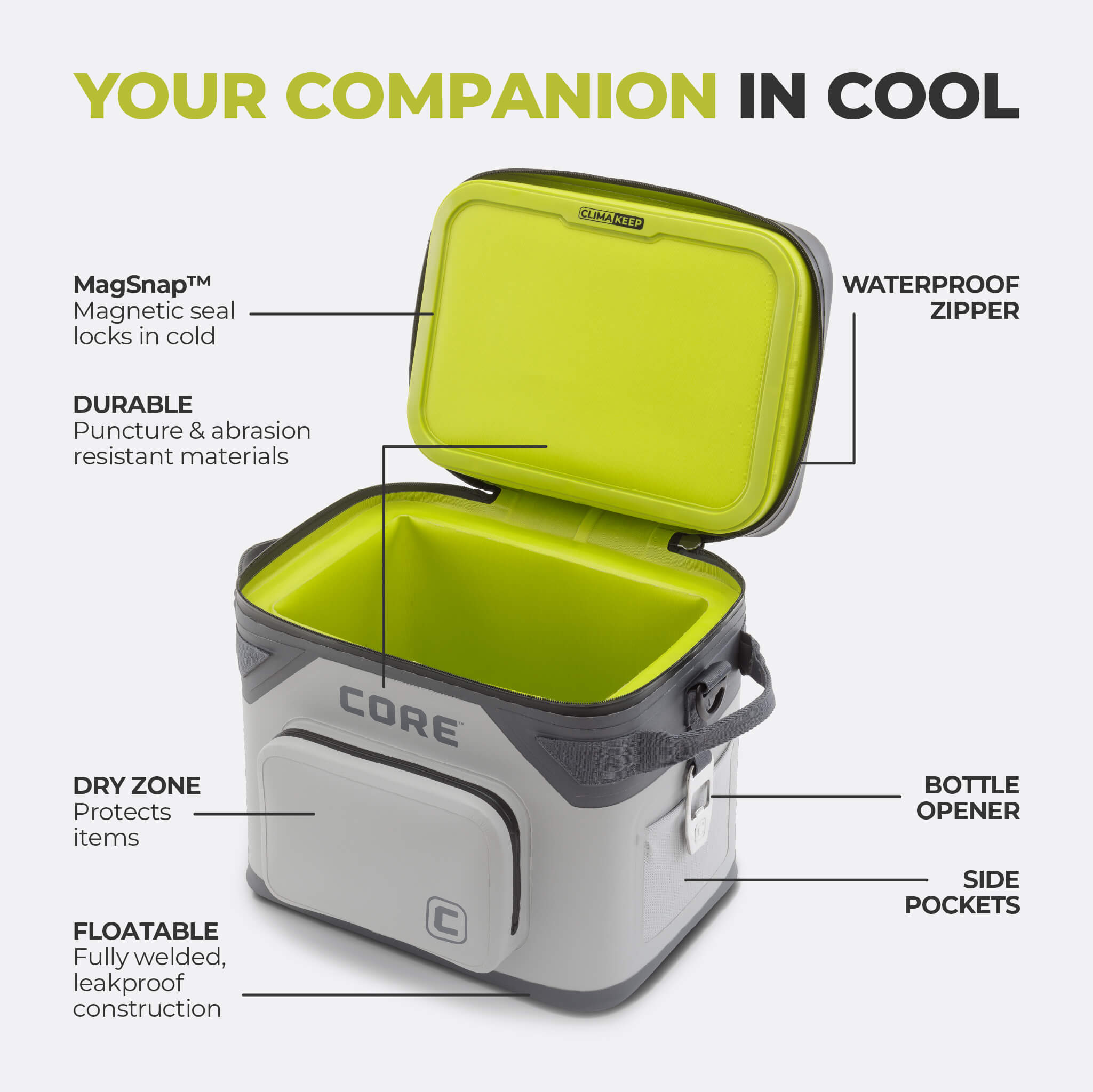 CLIMAKEEP 18 Can Magnetic Soft Cooler - Image 23