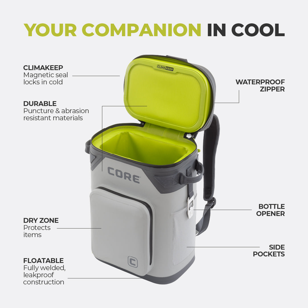 CLIMAKEEP 24 Can Magnetic Backpack Soft Cooler - Image 24
