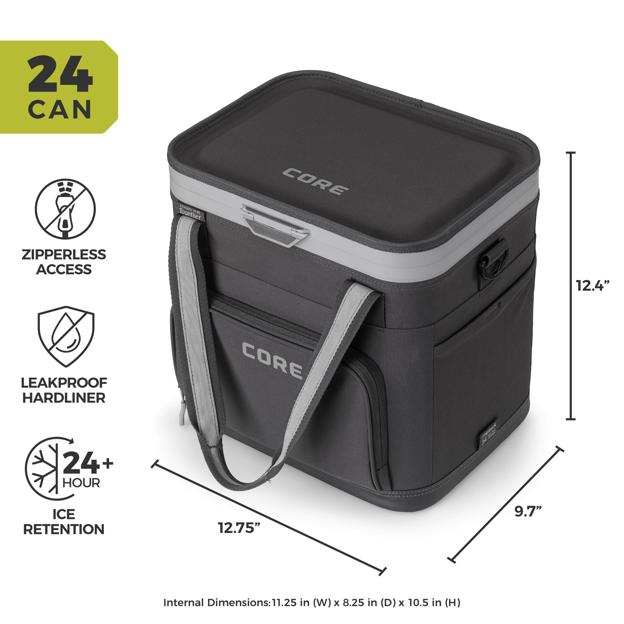 FlipBack 24 Can No-Zip Magnetic Cooler - Image 4