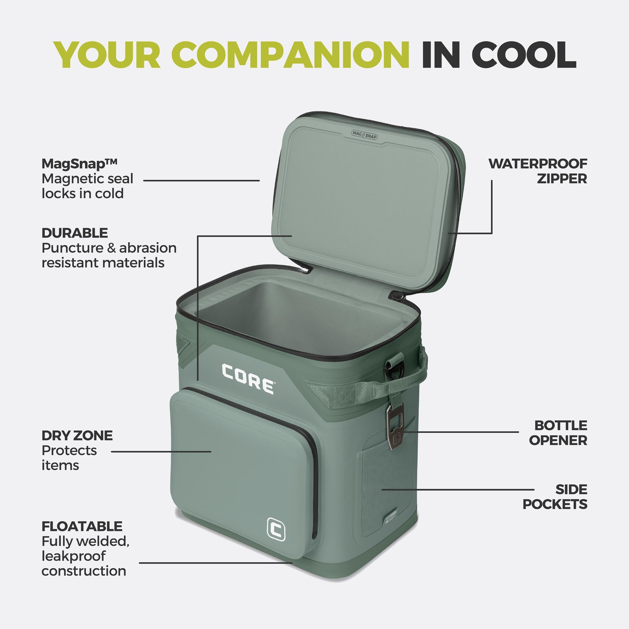 CLIMAKEEP 36 Can Magnetic Soft Cooler - Image 23