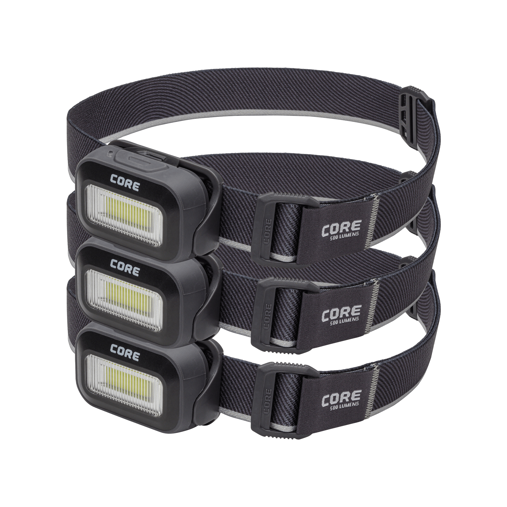500 Lumen AAA Headlamp 3-Pack