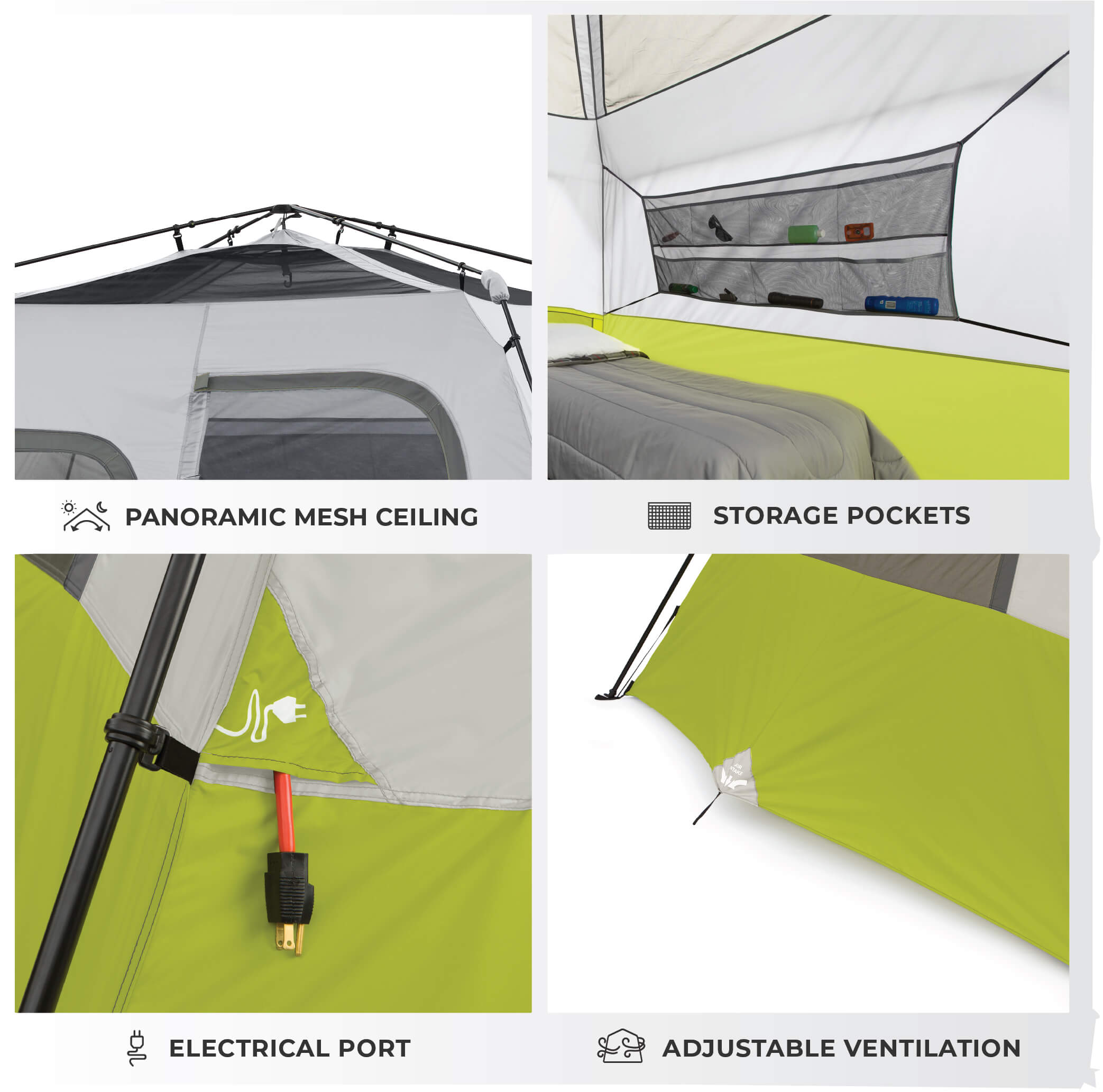 6 Person Instant Cabin Tent - Image 8