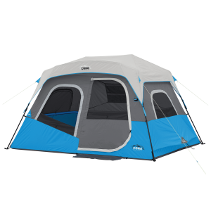 6 Person Lighted Instant Cabin Tent