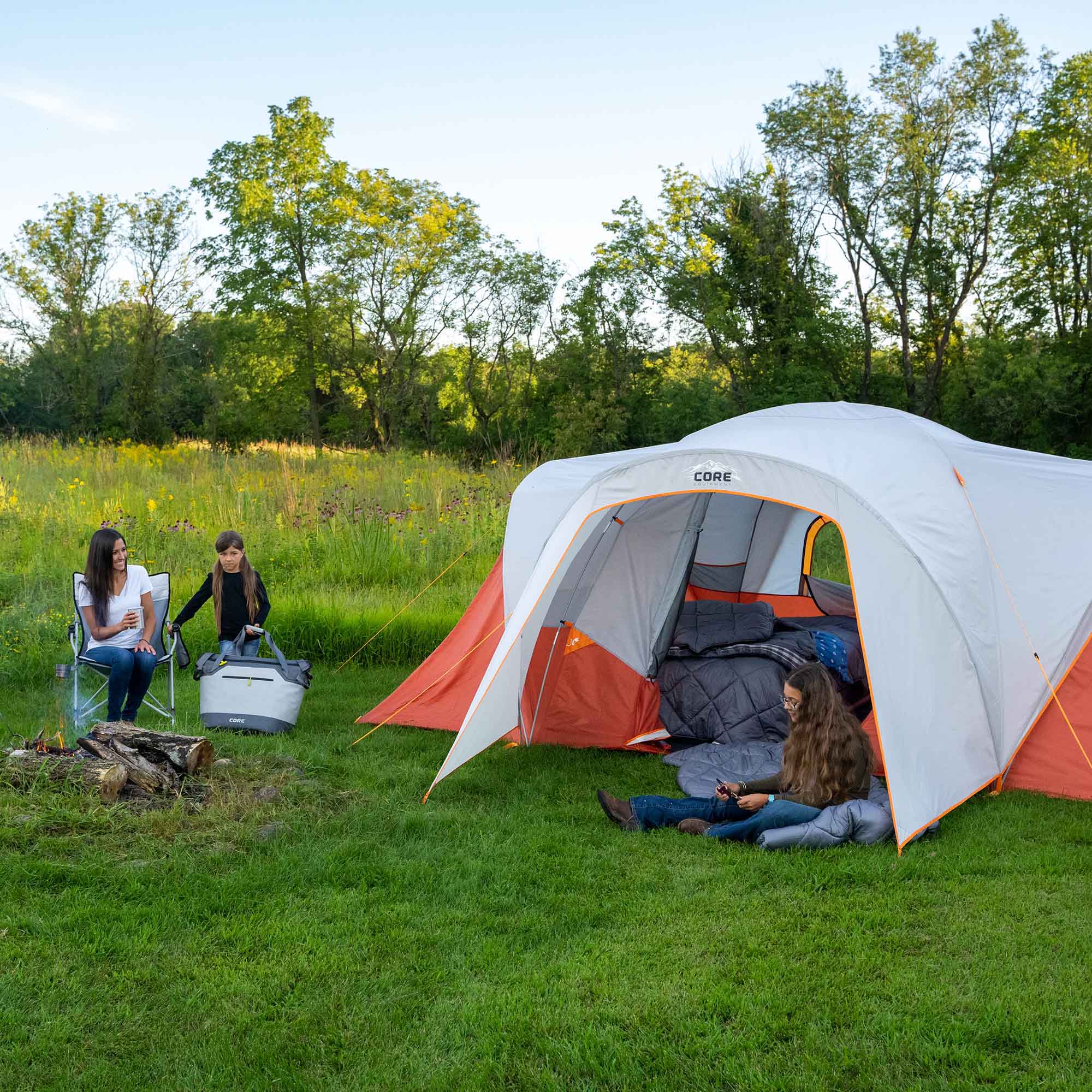 9 Person Extended Dome Plus Tent with Vestibule - Image 2