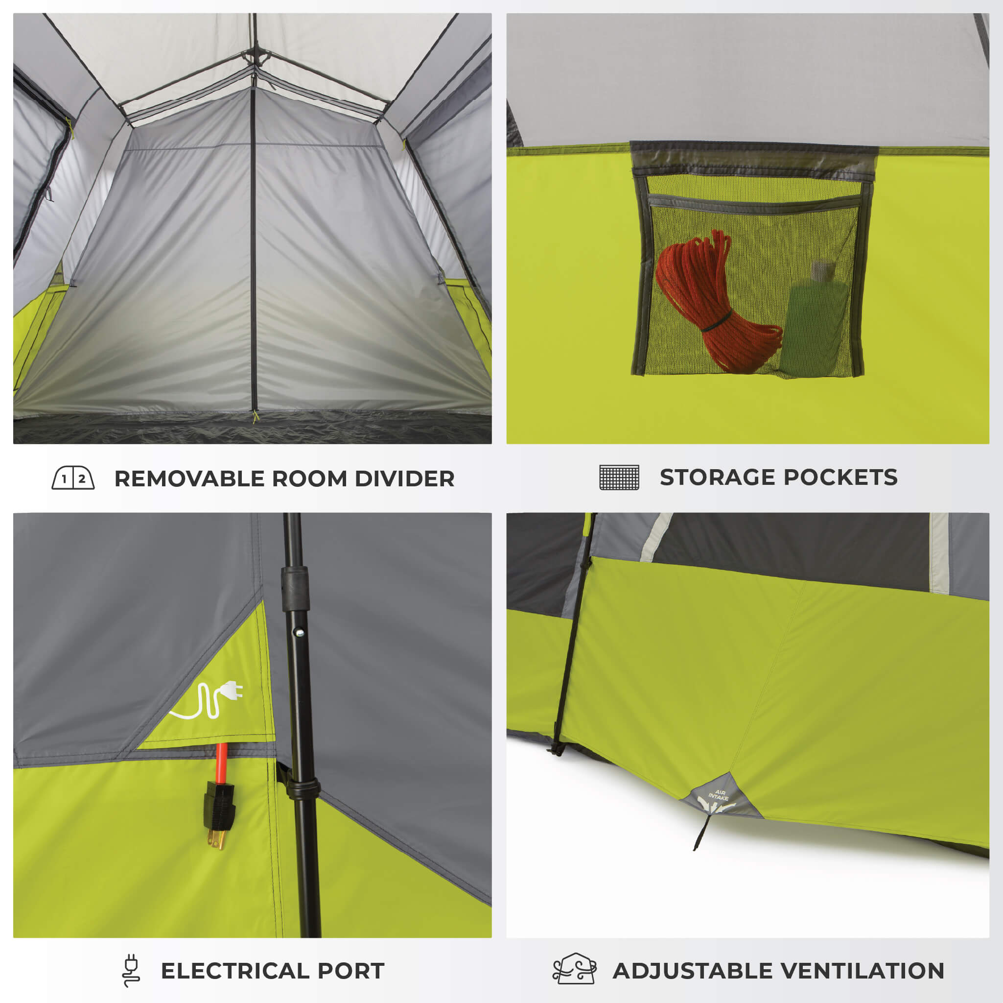 9 Person Instant Cabin Tent - Image 5