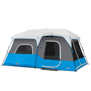 9 Person Lighted Instant Cabin Tent