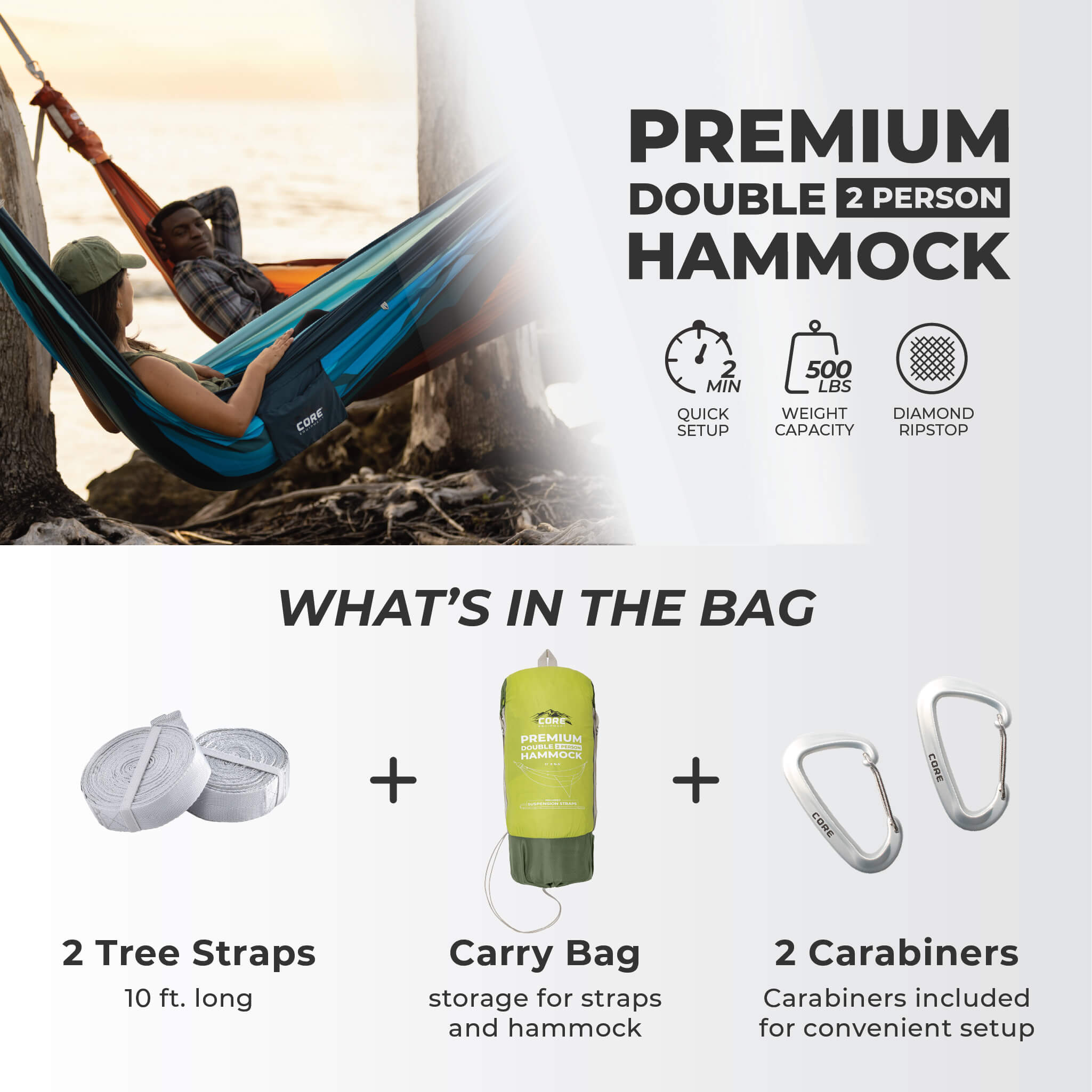 Premium Double Hammock - Image 12