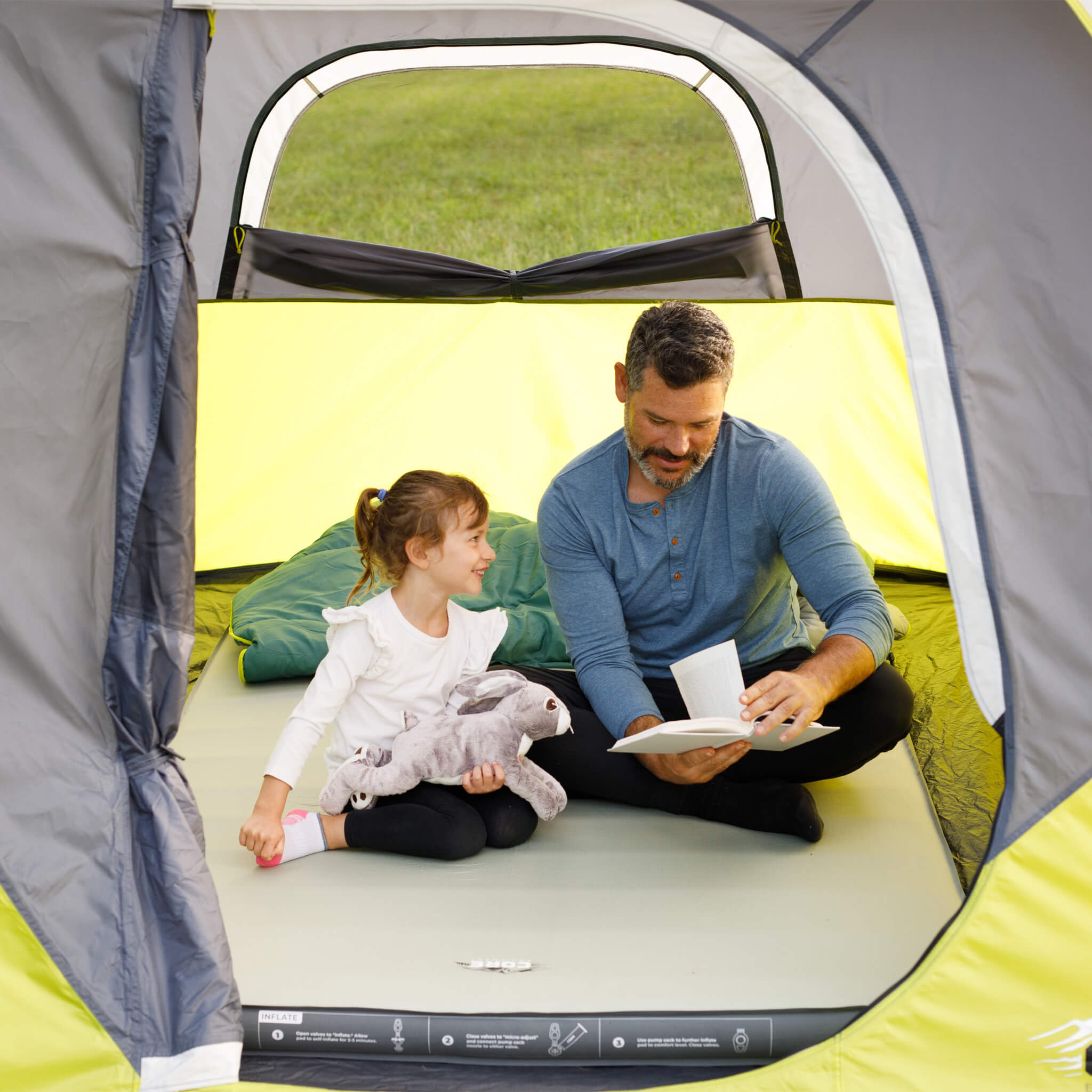 4 Season Double Self Inflating Camping Bed - Image 8