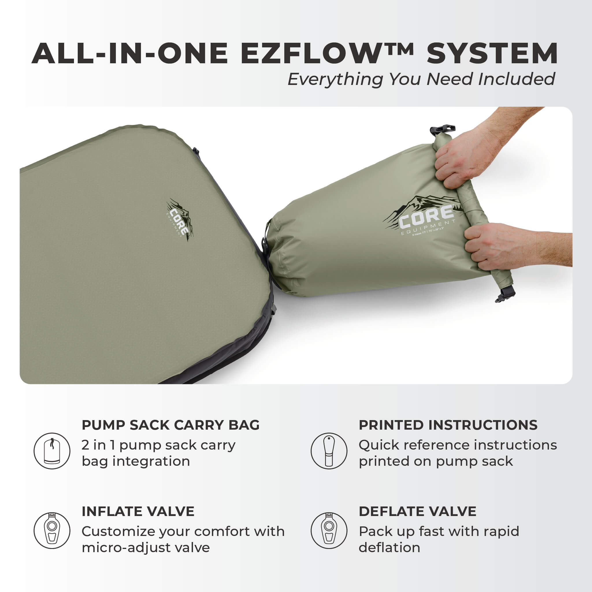 4 Season Self Inflating Camping Bed - Image 9