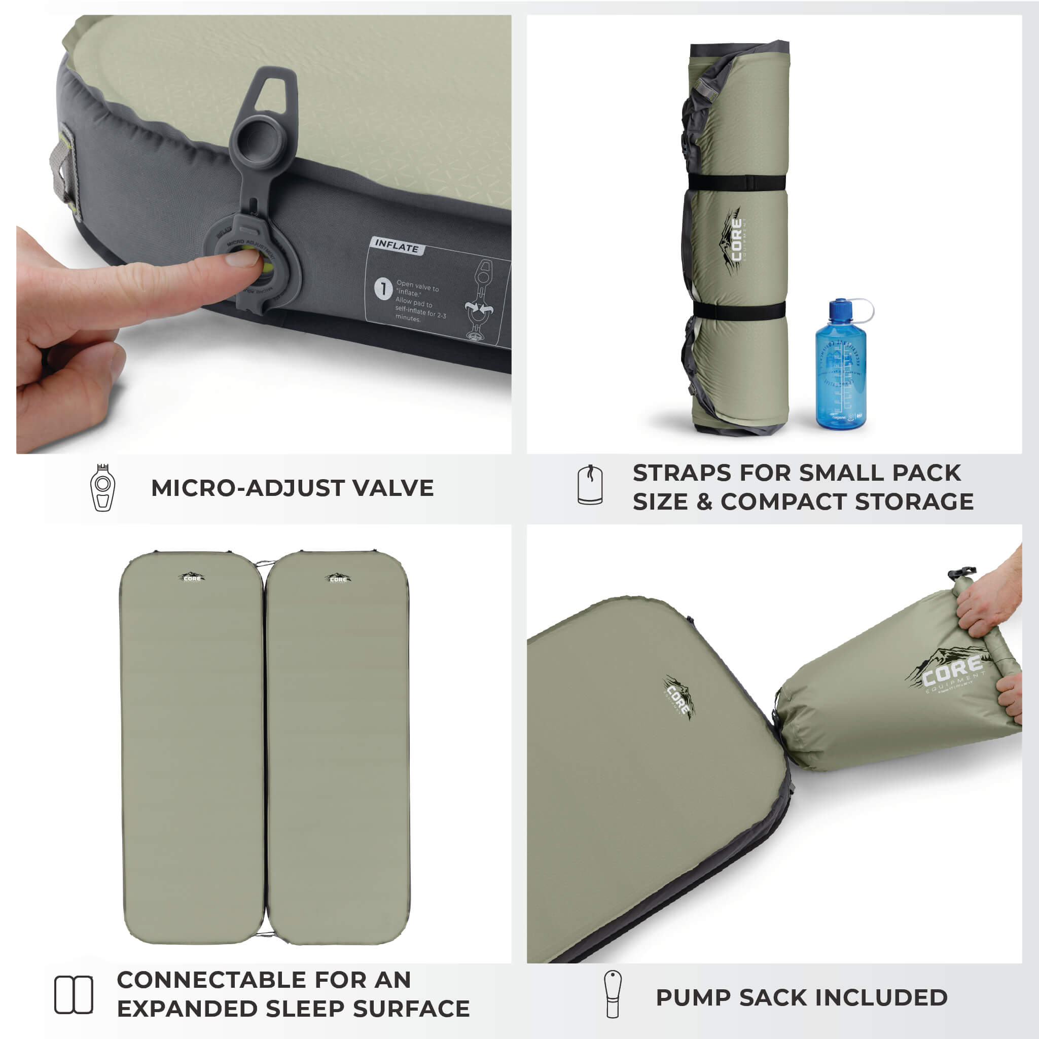 4 Season Self Inflating Camping Bed - Image 8