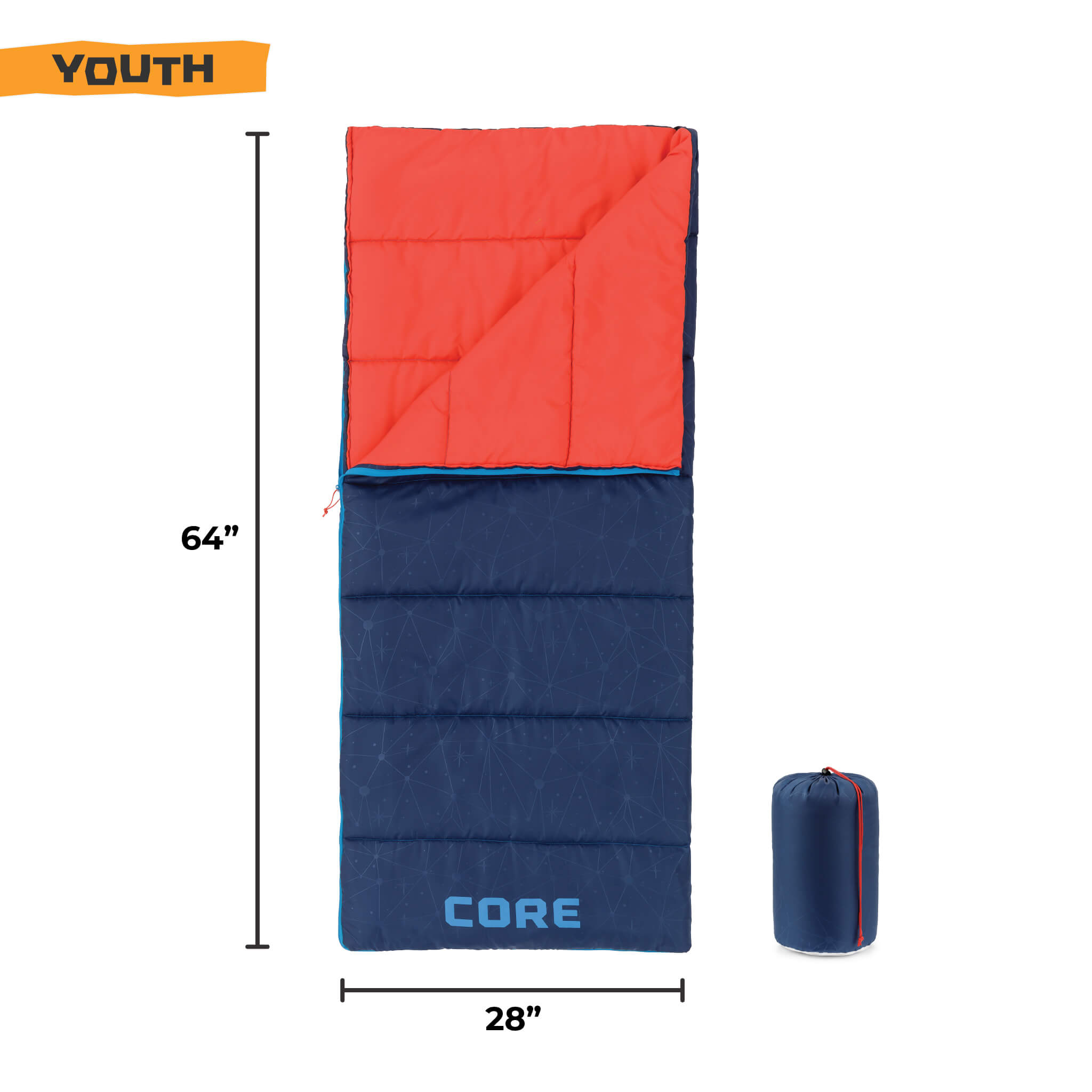 50 Degree Youth Sleeping Bag - Image 5